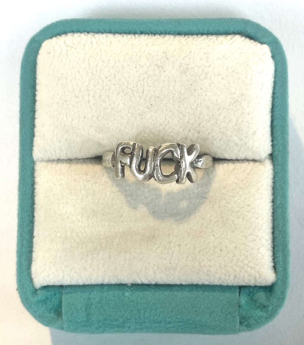 FUCK ring: size M/6¼