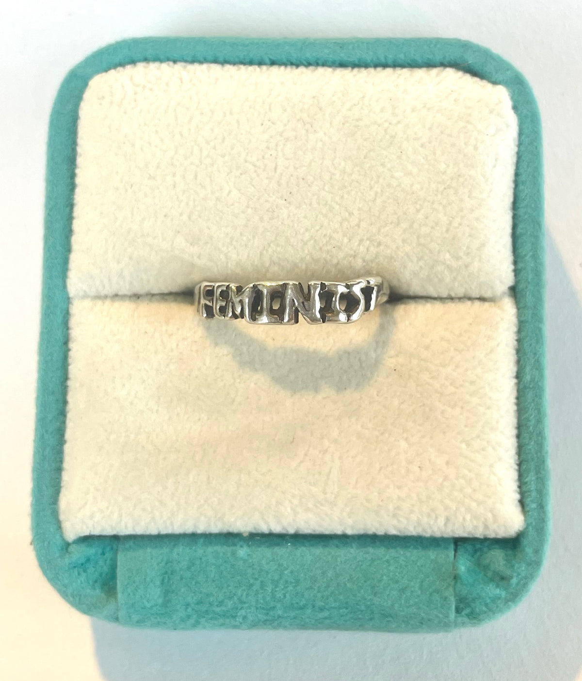 delicate feminist ring: size J/4¾
